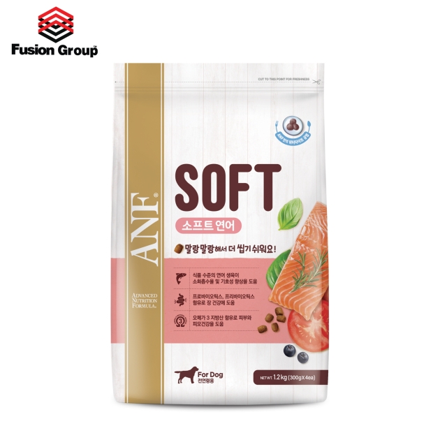 Thức ăn hạt mềm cho chó vị cá hồi ANF Soft 1,2kg