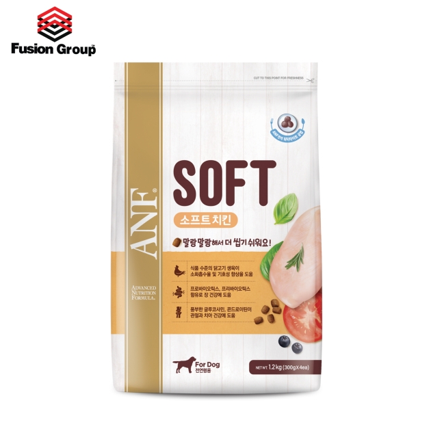 Thức ăn hạt mềm cho chó vị gà ANF Soft 1,2kg